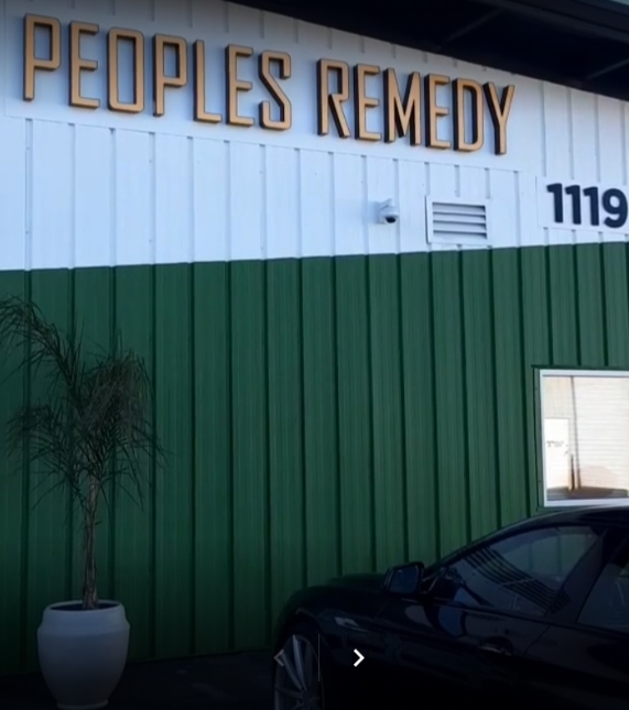 exterior building of peoples remedy on lone palm ave