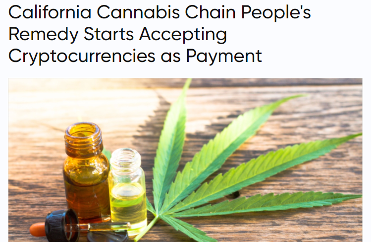 peoples remedy accepts cryptocurrency article