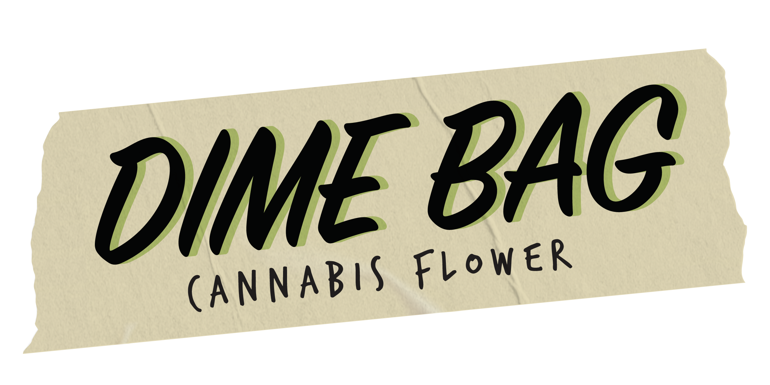 Dime Bag Cannabis Brand Logo with click-able URL